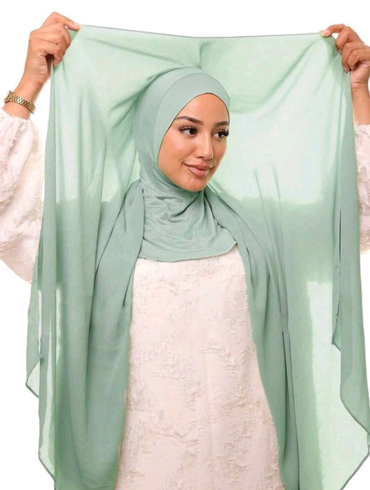 Instant Chiffon Scarf