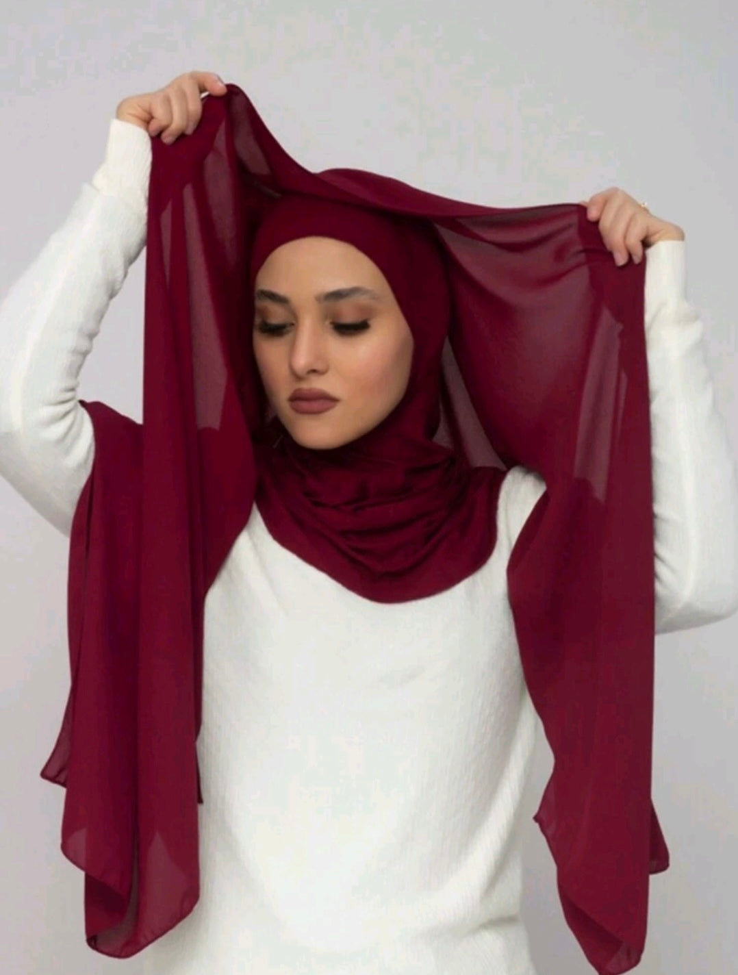 Instant Chiffon Scarf